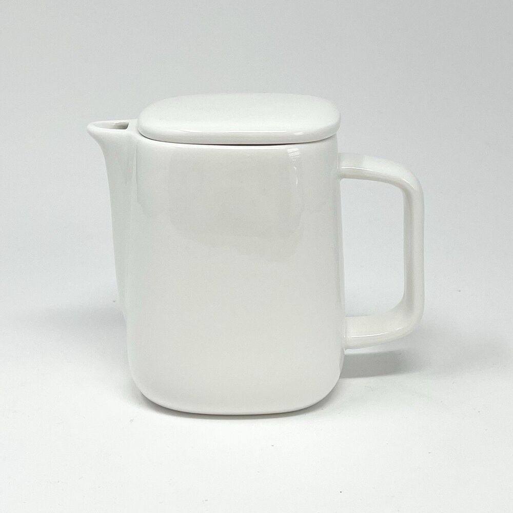 Alessi for Delta Airlines First Class Creamer with Lid Mini Teapot White